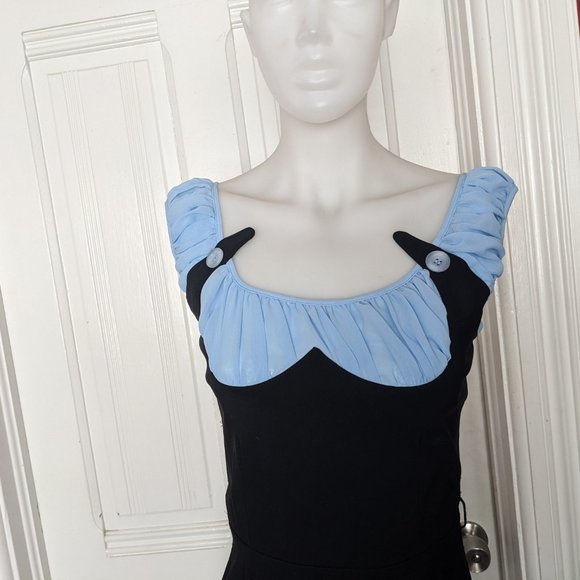 Bettie Page Clothing Retro Wiggle Dress NWT - Picture 5 of 14